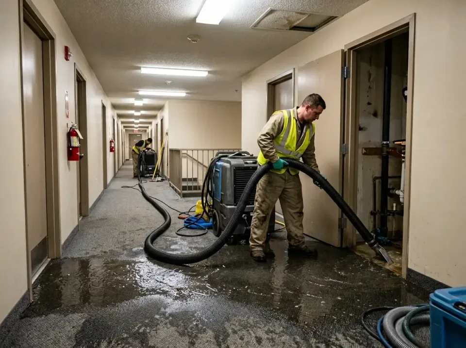 multi-unit-apartment-hallway-f-005 — frequently asked questions, Emergency Burst Pipe Water Extraction & Removal in Lakeview…